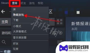 怎么在steam库中找到隐藏的游戏 Steam隐藏游戏恢复方法