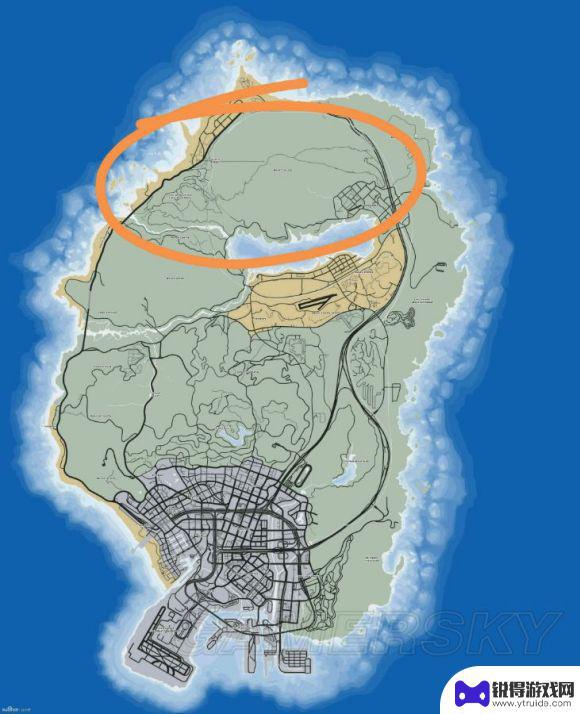 gta5布莱恩郡在哪儿 GTA5布莱恩郡地图位置