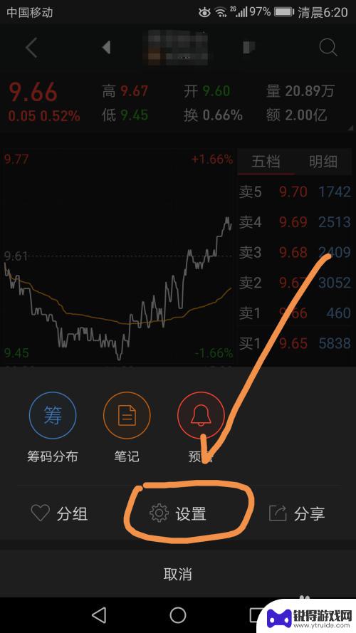 手机k线图年线怎么设置 手机版同花顺如何设置年线均线