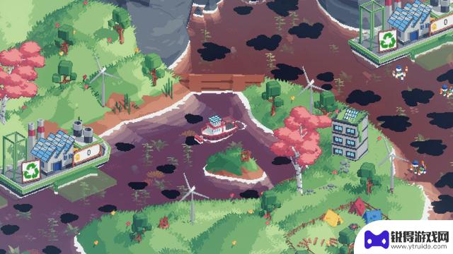 Steam平台上推出升级版试玩Demo的小清新风格休闲游戏《溢出》