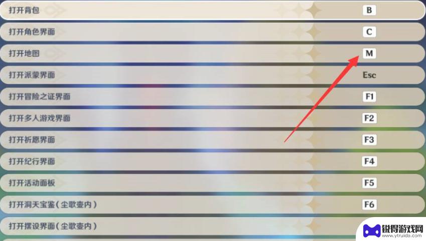 原神电脑打开地图快捷键 原神电脑地图快捷键是什么