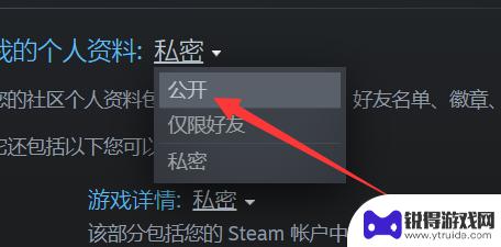 steam上怎么公开资料 steam资料公开设置步骤