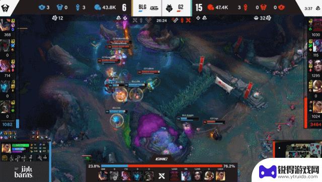 EWC英雄联盟：G2逆转胜BLG，成功晋级四强，完成让一追二的壮举
