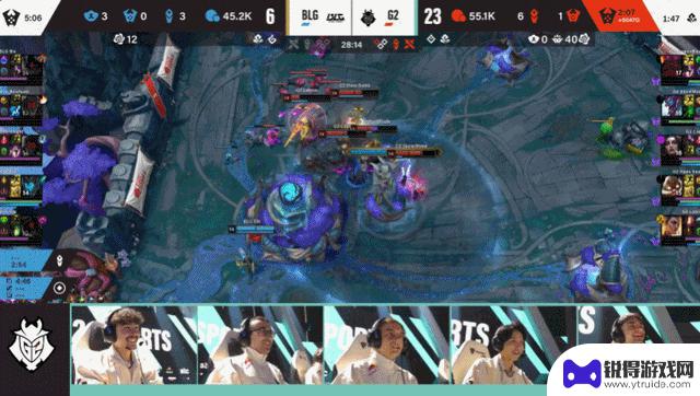 EWC英雄联盟：G2逆转胜BLG，成功晋级四强，完成让一追二的壮举