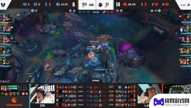 EWC英雄联盟：G2逆转胜BLG，成功晋级四强，完成让一追二的壮举
