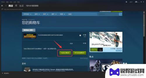 怎么购买steam吃鸡帐号 怎么在Steam上购买绝地求生大逃杀