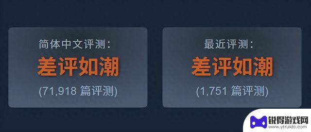 改为：Steam评价按语言单独显示，部分游戏瞬间“差评满天飞”
