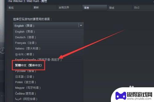 steam巫师三设置中文 巫师三中文设置方法