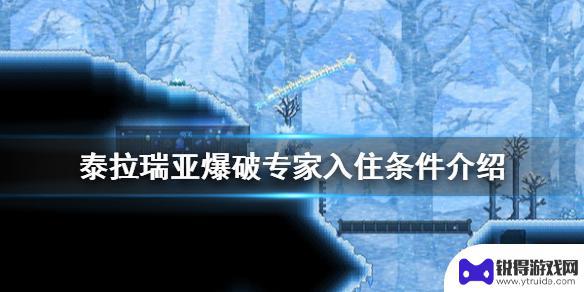 泰拉瑞亚炸弹人怎么入住 《泰拉瑞亚》爆破专家入住条件解析