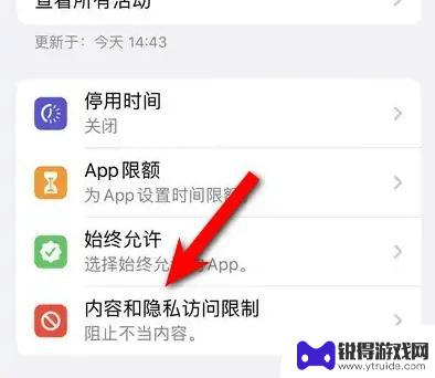 iphone内容和隐私访问限制有什么作用 苹果iPhone 14隐私访问限制设置方法